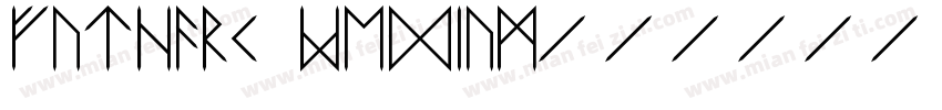 futhark Medium字体转换